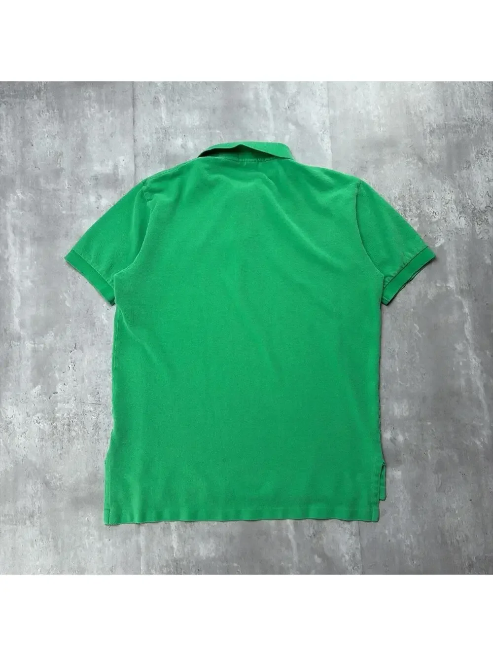 Vintage Green Polo Ralph Lauren Grunge Skater Polo Shirt